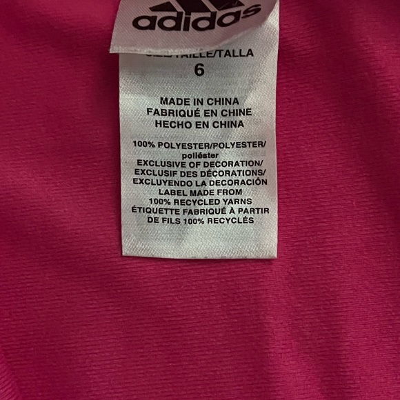 SOLD β
 π Pink ADIDAS set Size 6 π - Picture 4 of 4